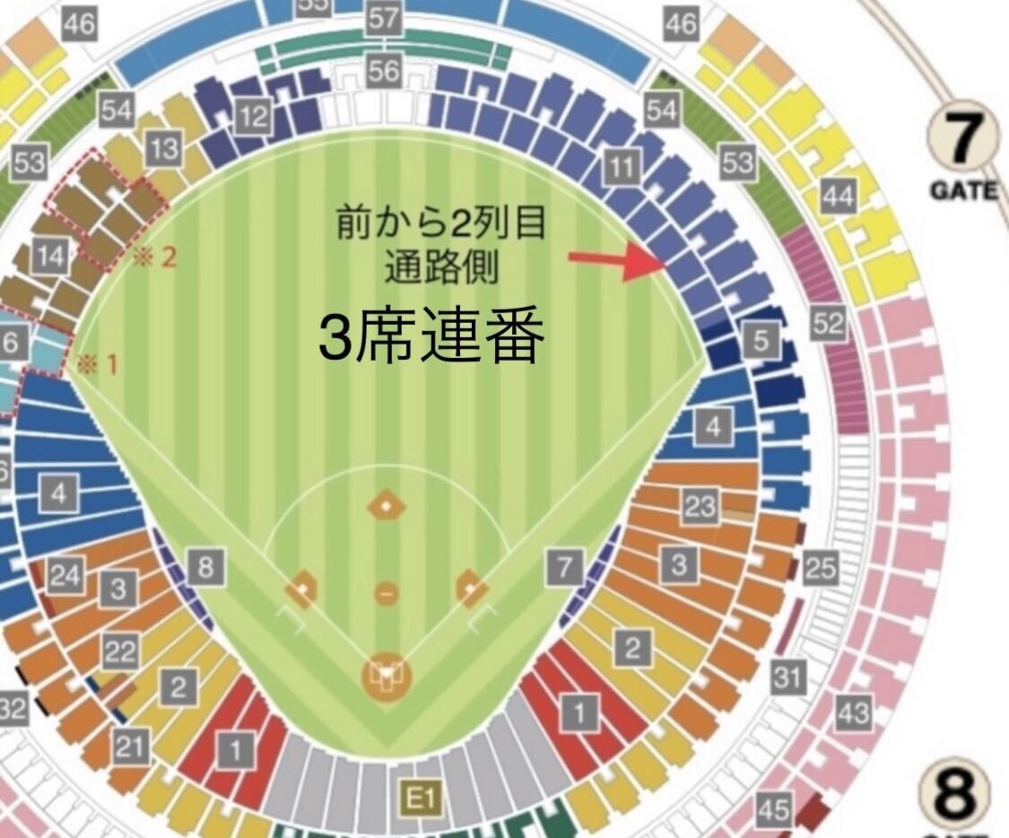 5/28( fire ) through . side front from 2 row 3 seat Dragons out . respondent . middle day vs Seibu van te Lynn dome nagoya