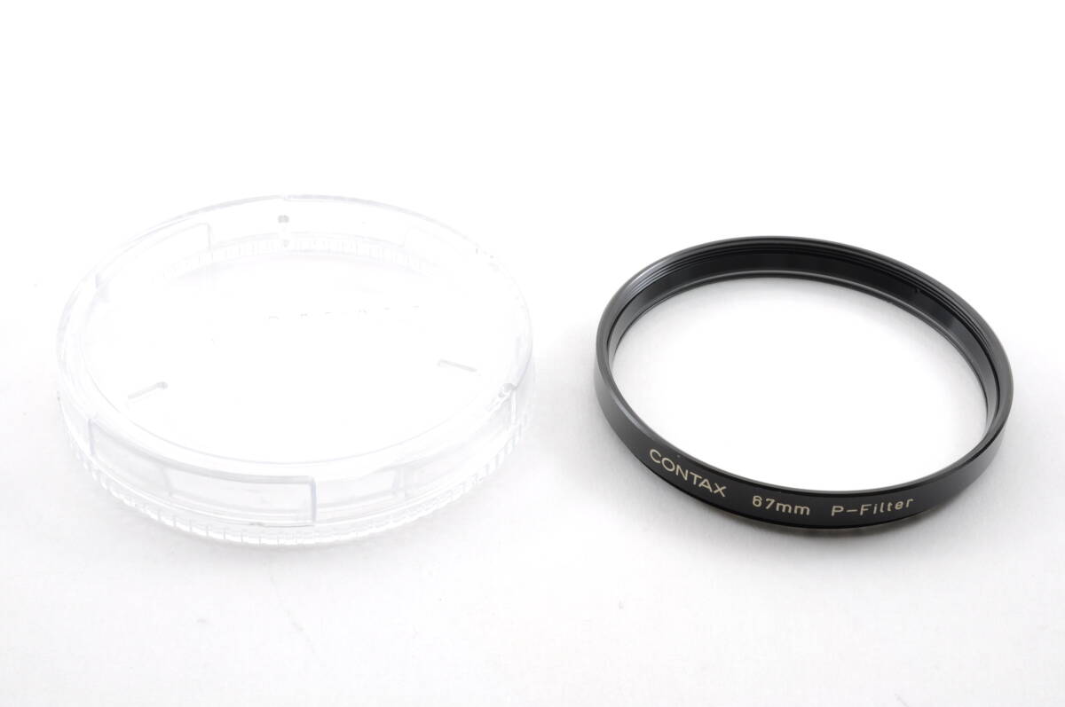 L2951 コンタックス CONTAX 67mm P-Filter レンズフィルター ブラック 黒 箱付 カメラレンズアクセサリー クリックポスト_画像1
