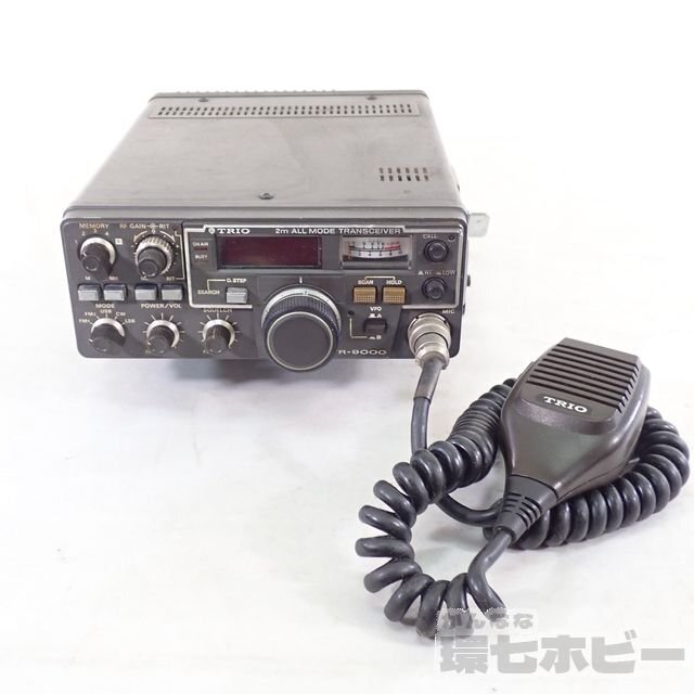 0Ka23*TRIO Trio TR-9000 2m all mode приемопередатчик Mike есть Junk шнур электропитания нет / радиолюбительская связь рация отправка :-/80