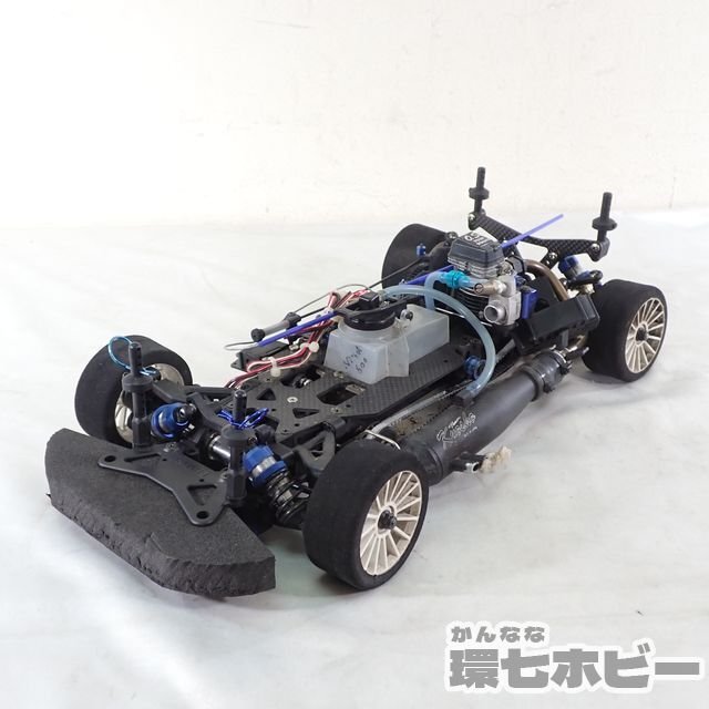 0KC8*Kyosho Kyosho V-ONE R4 Evo.?? radio-controller engine RC chassis Futaba S9405 R133F other mechanism included operation not yet verification Junk sending :-/100