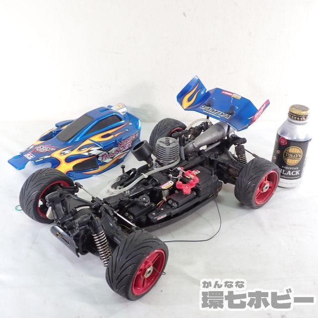 0KC5* Tamiya /TAMIYA 1/10 Nitro Thunder NDF-01 radio-controller engine RC operation not yet verification Junk sending :-/140