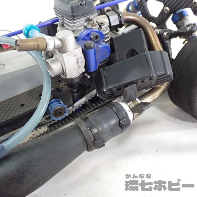 0KC8*Kyosho Kyosho V-ONE R4 Evo.?? radio-controller engine RC chassis Futaba S9405 R133F other mechanism included operation not yet verification Junk sending :-/100