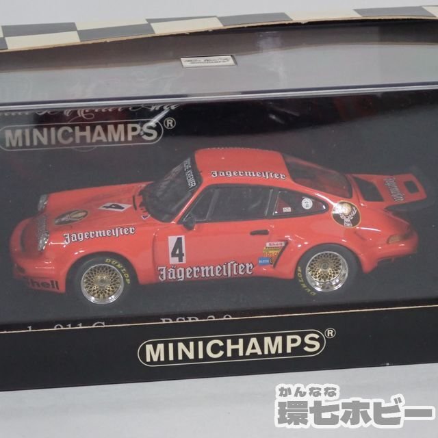 2RB33◆ミニチャンプス 1/43 ポルシェ 911 Carrera RSR 3.0 オレンジ ミニカー/PMA Minichamps PORSCHE カレラ 送:-/60_画像3