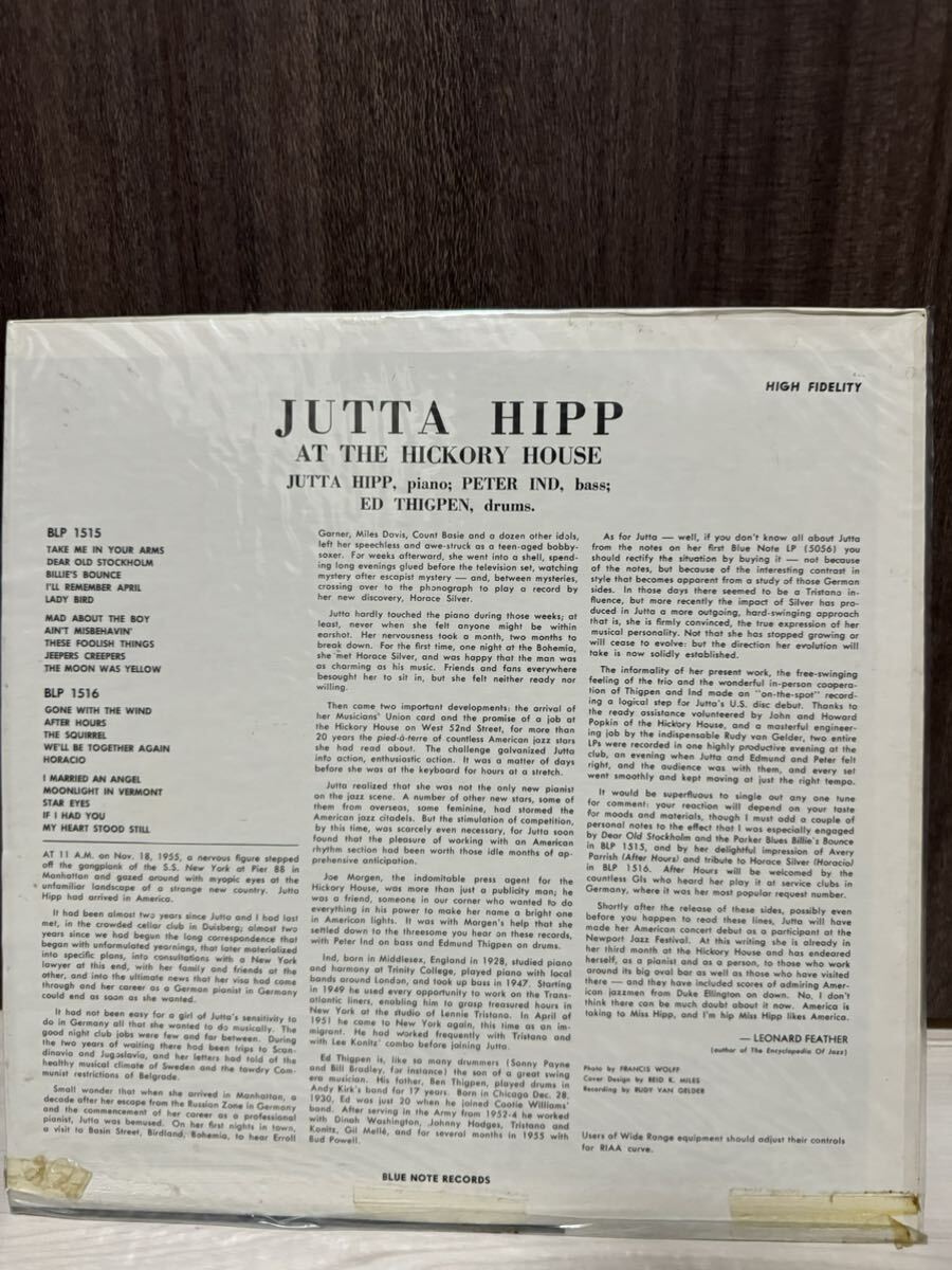 Blue note 1515 JUTTA HIPP at the hickory house volume1 _画像2