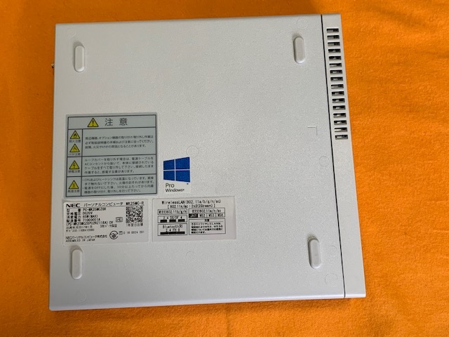 Windows11 デスクトップ パソコン NEC Mate MK205MC-R 第６世代小型PC core i7-6700T SSD256GB HD500GB メモリ16G 　WiFi内蔵_画像4