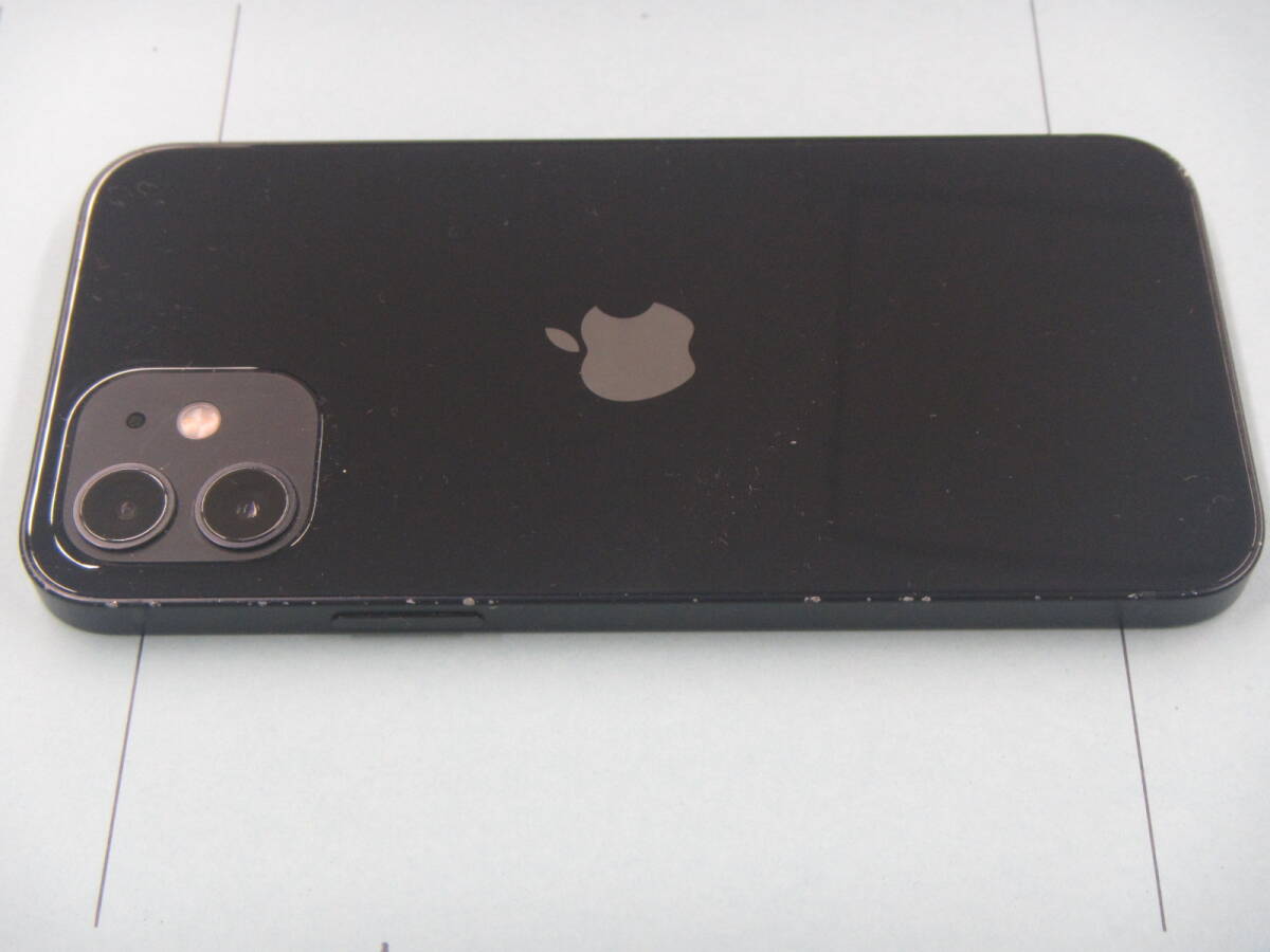 iPhone12 64GB SIMフリー バッテリー100%　ブラック　黒_画像4