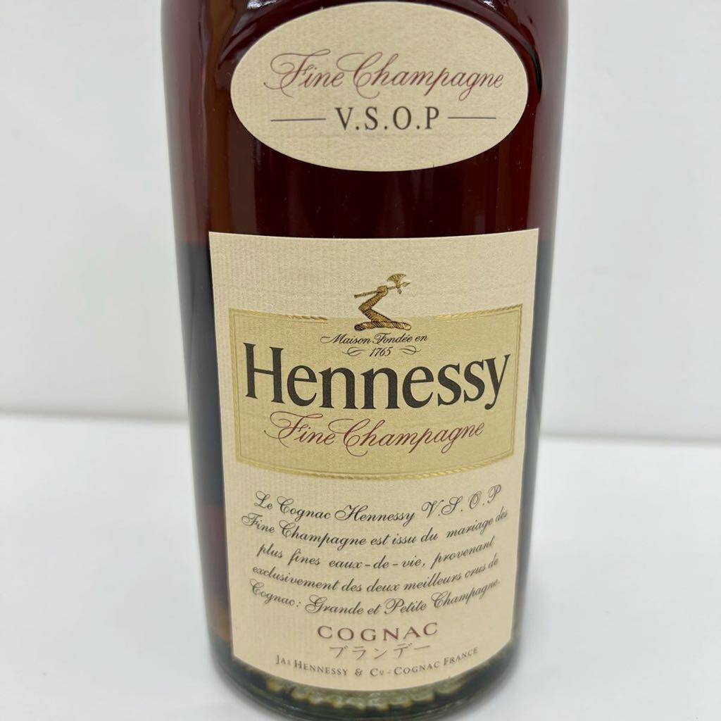 ★未開栓★Hennessy ヘネシー VSOP ファインシャンパーニュ★グリーンボトル スリム★700ml 40度★箱付き★ブランデー 洋酒 古酒★1円〜の画像4