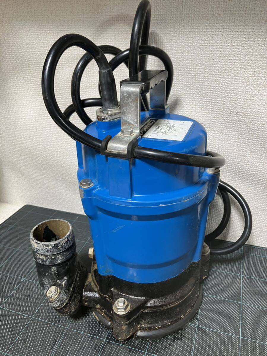 ♪436 ツルミポンプ HWE-2A 水中ポンプ DIY 電動ポンプ 100v 給排水 送水 清掃 水中用 井戸 モーター 電動工具 鶴見 売り切り_画像1