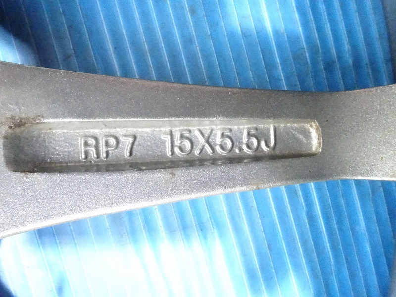 ◆WAREN◆15x5.5J +43 4穴 100 中古 アルミホイール 4本【福島発 送料無料】FUK-E14102★15インチ_画像9