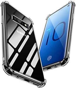 PNEWQNE Samsung Galaxy S10 用ケース クリア 全面保護カバー 耐衝撃 衝撃吸収 tpu 耐震 ソフト軽量_画像1