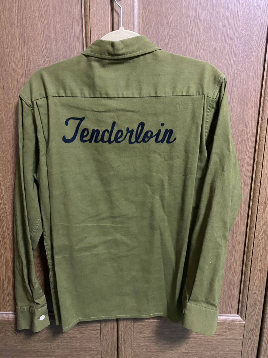 テンダーロイン ボーリングシャツ ワークシャツ TENDERLOIN カーキ 長袖 Ｓサイズの画像2
