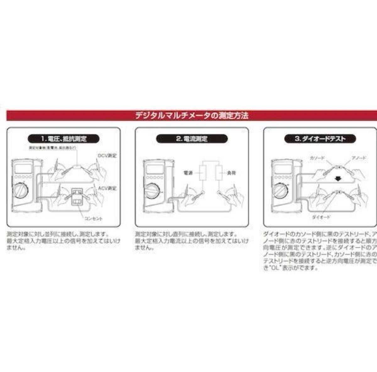 ■SANWA 【デジタルテスター】デジルマルチメータ 保護カバー付き