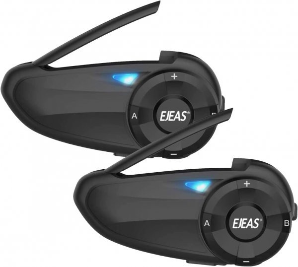 【在庫処分セール】バイク インカム 2個セット EJEAS Q7 7人接続 Bluetooth5.1 防水インターコム 音楽再生 Siri/S-voice IP67防水 FD-1022の画像1