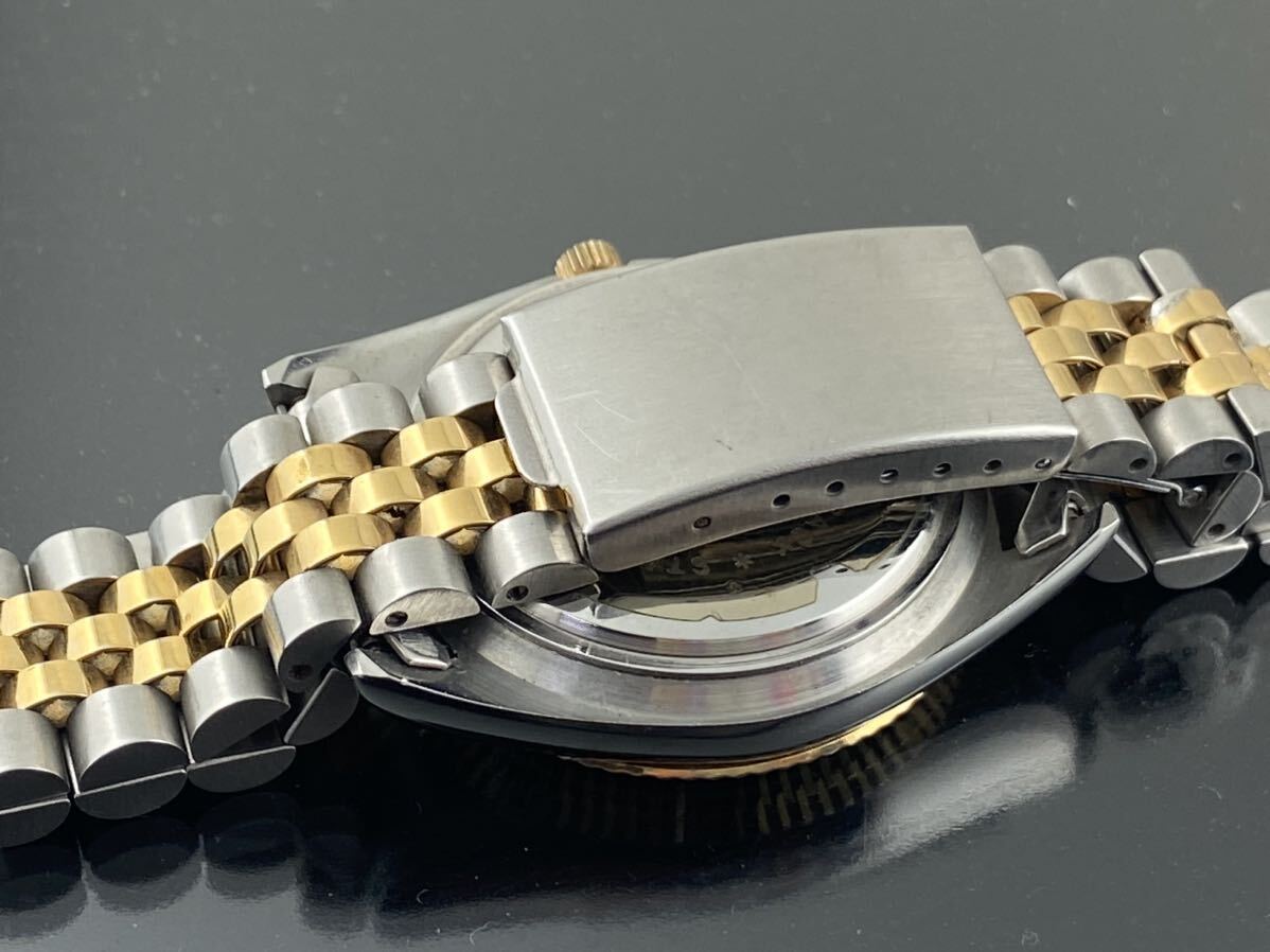 [M002]1 jpy ~* men's wristwatch quartz SWISS NIVADAnibada combination GRENCHEN N-26904 operation goods 