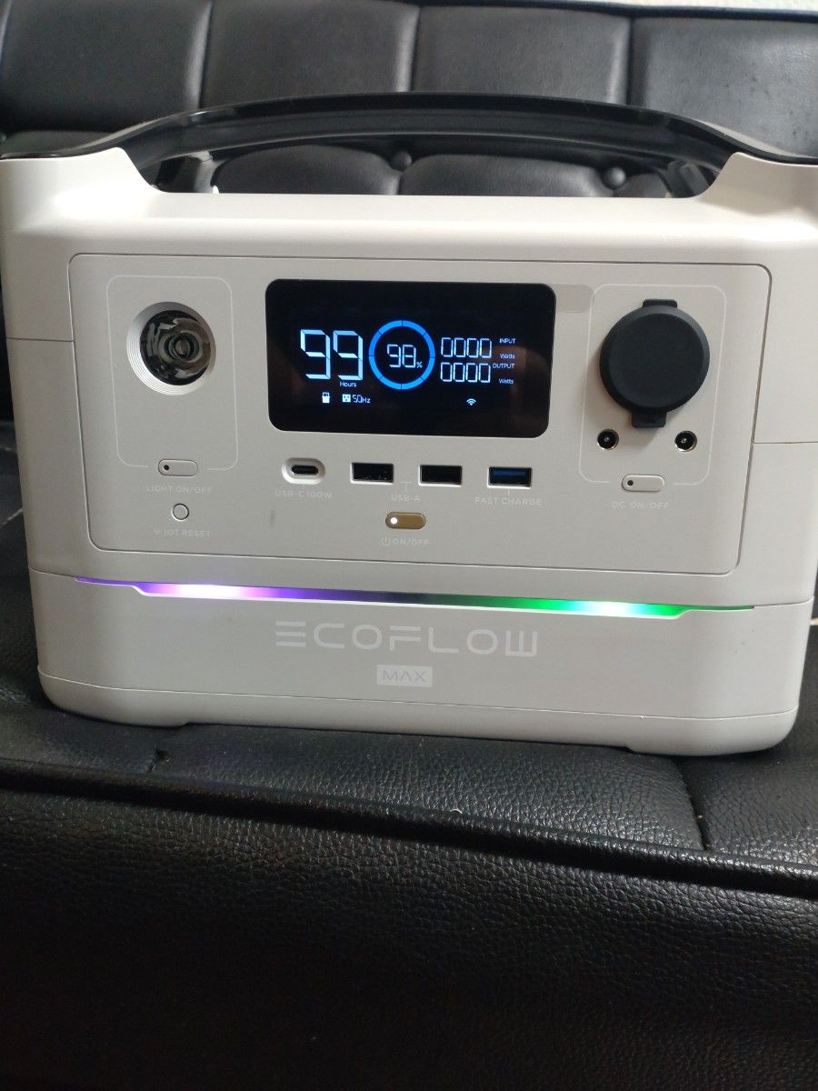 EcoFlow RIVERmaxPlas 720wh  出力600w-1200wエコフロー ポータブル電源