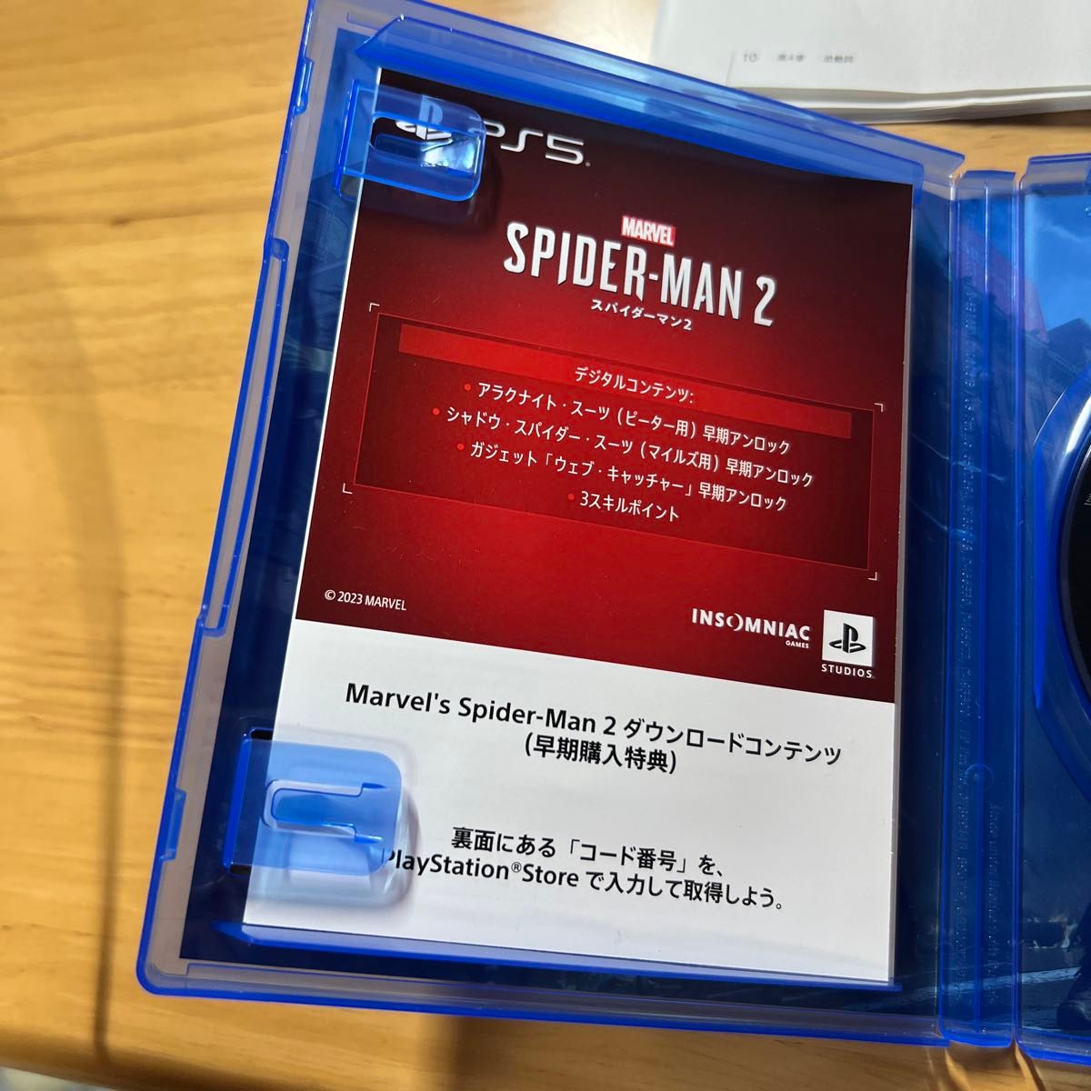 PS5スパイダーマン2カセット