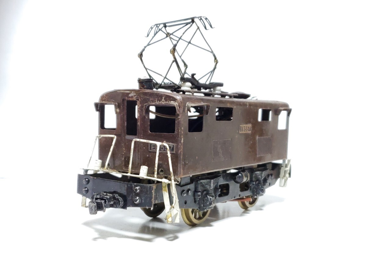 Oゲージ カツミ EB55 電気機関車 KTM KATSUMI 自由形 自由型 真鍮製 機関車 動作未確認 カツミ模型店 ジャンクの画像1