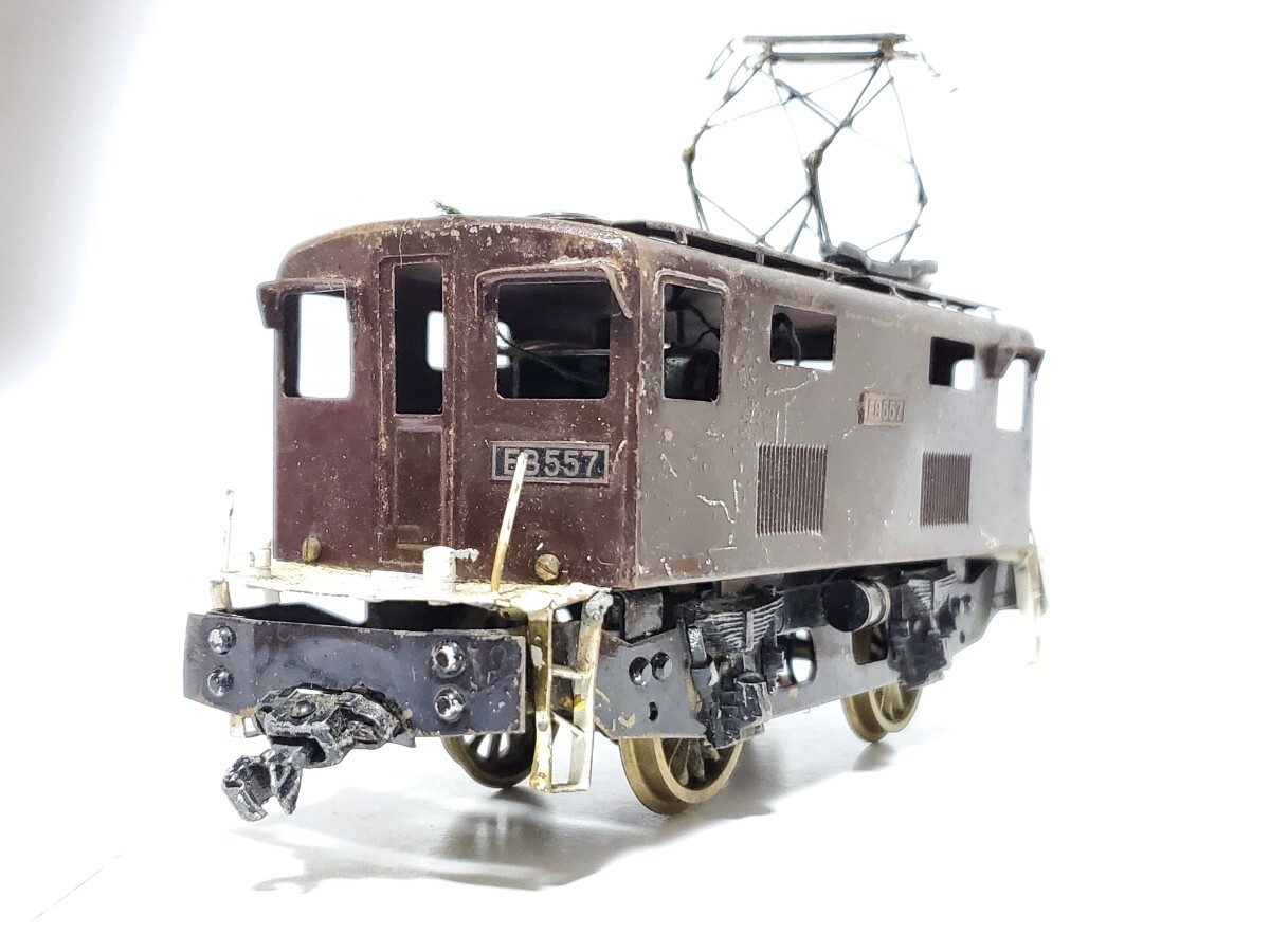 Oゲージ カツミ EB55 電気機関車 KTM KATSUMI 自由形 自由型 真鍮製 機関車 動作未確認 カツミ模型店 ジャンクの画像3