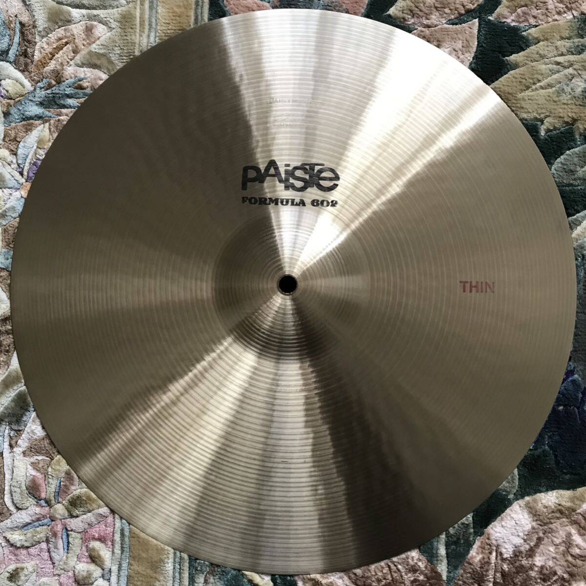 ♪ 稀少 美品 PAISTE ★ バイステ FORMULA 602 フォーミュラ602 THIN シン 16” 16インチ★ 1979 70年代 vintage ヴィンテージ レア ♪_画像1