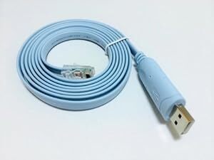 Lontion Industrial 【CISCO互換ケーブル】FTDI chipset USB RJ45 コンソールケーブル_画像1