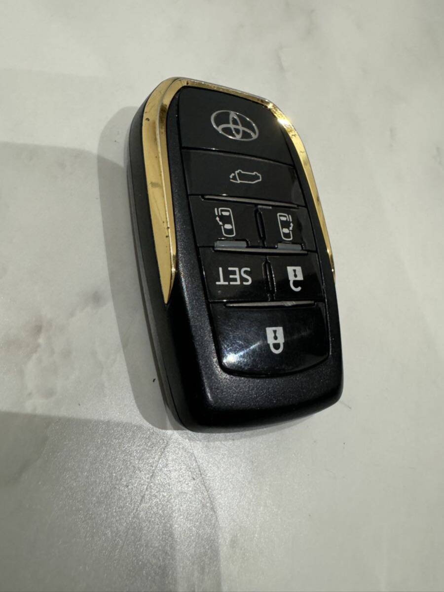 1 иен ~ прямые продажи прекрасный товар Toyota оригинальный 30 серия "умный" ключ Alphard раздвижные двери с электроприводом с обеих сторон 6 кнопка запасной брелок запуска без ключа (^^!