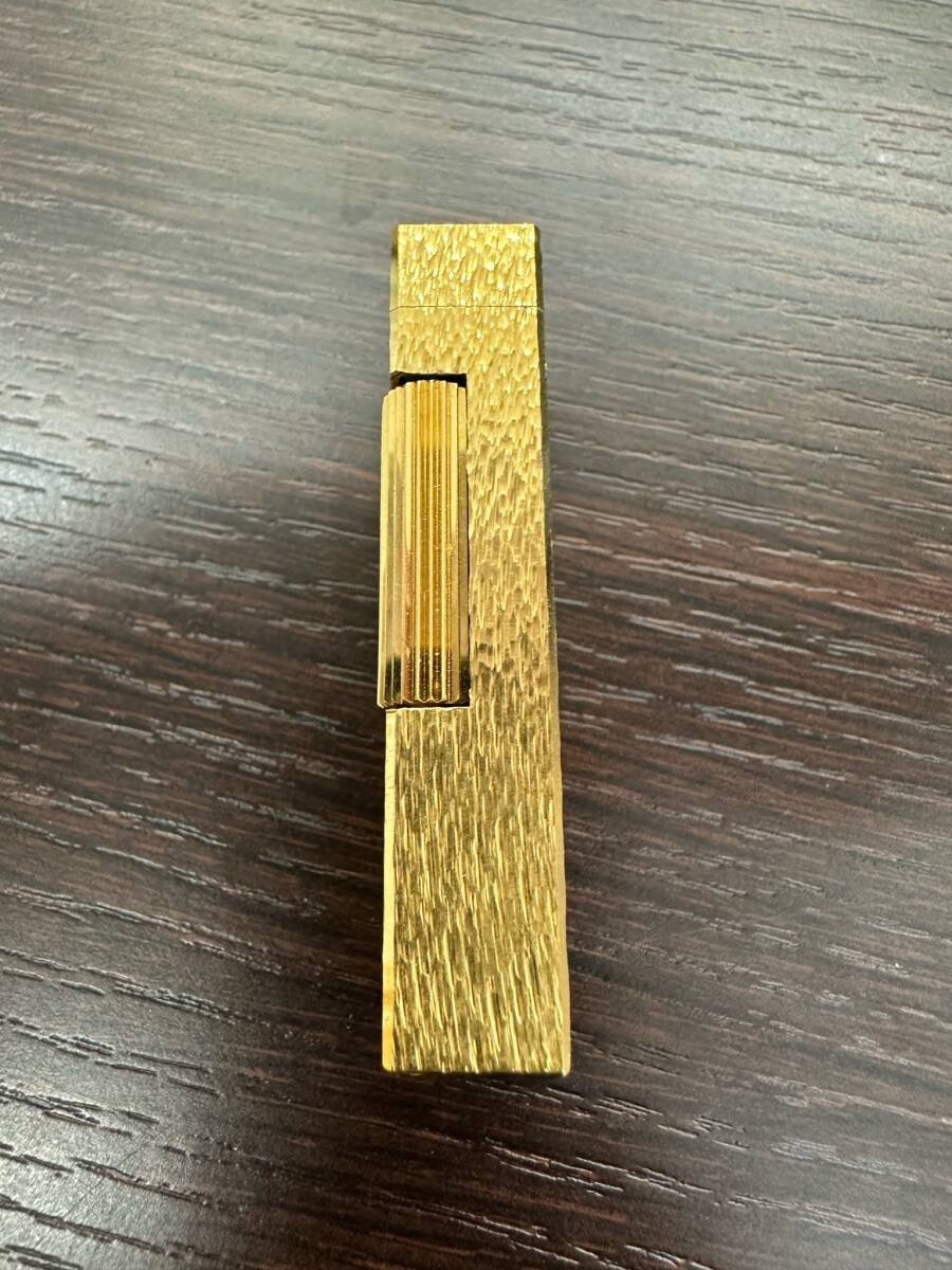 #5613 Dunhill Dunhill зажигалка Gold надеты огонь не проверка ролик с коробкой курение . газовая зажигалка регулировка товар 