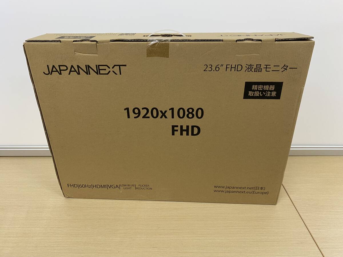 【未使用・未開封】JAPANNEXT 23.6型 フルHD(1920x1080) 液晶モニター JN-V236FHD HDMI VGA パソコンモニター PC用 黒 ブラック 23149_画像2