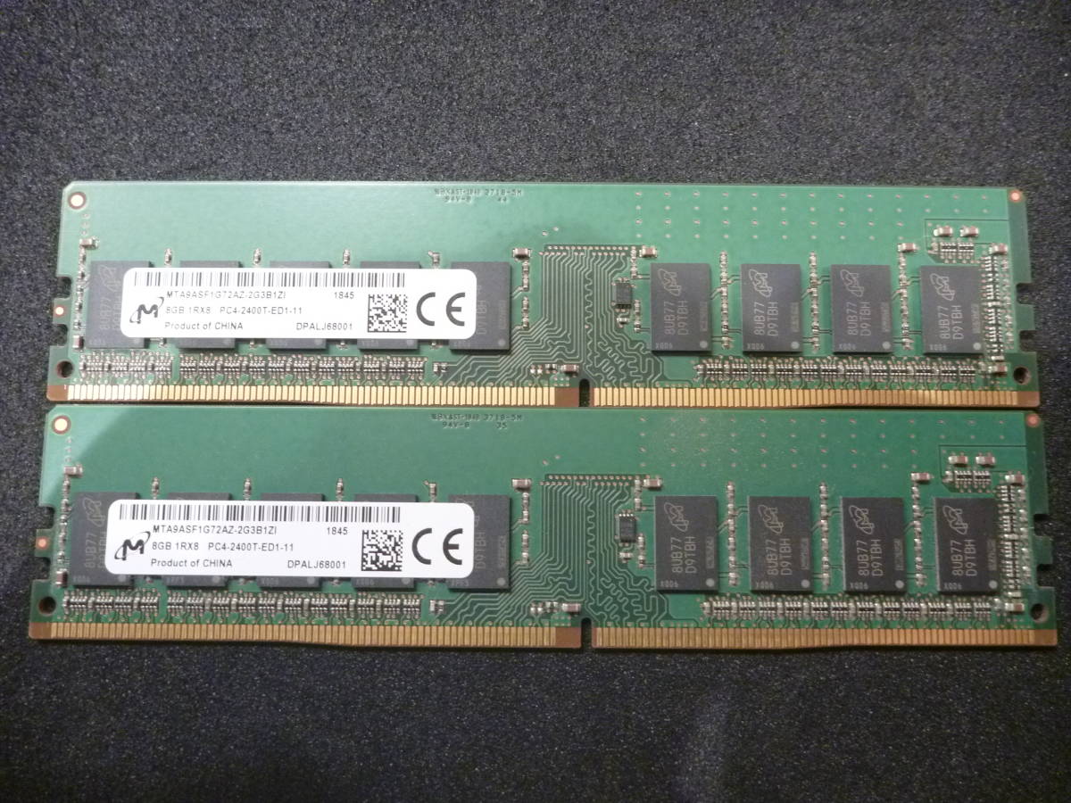 ★ DELL純正 DDR4-19200 PC4-2400T-ED1-11 ECC Unbuffered 8GB×2枚 16GB ★_参考画像です。