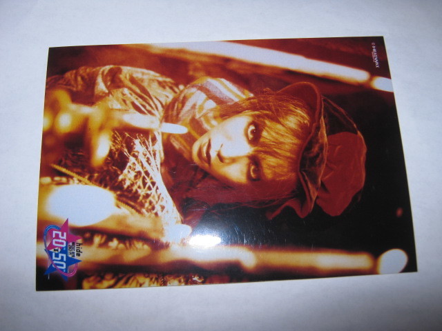 HIDE / 20th×50th ROCKET DIVE 生写真3枚セット X JAPAN エックスの画像2