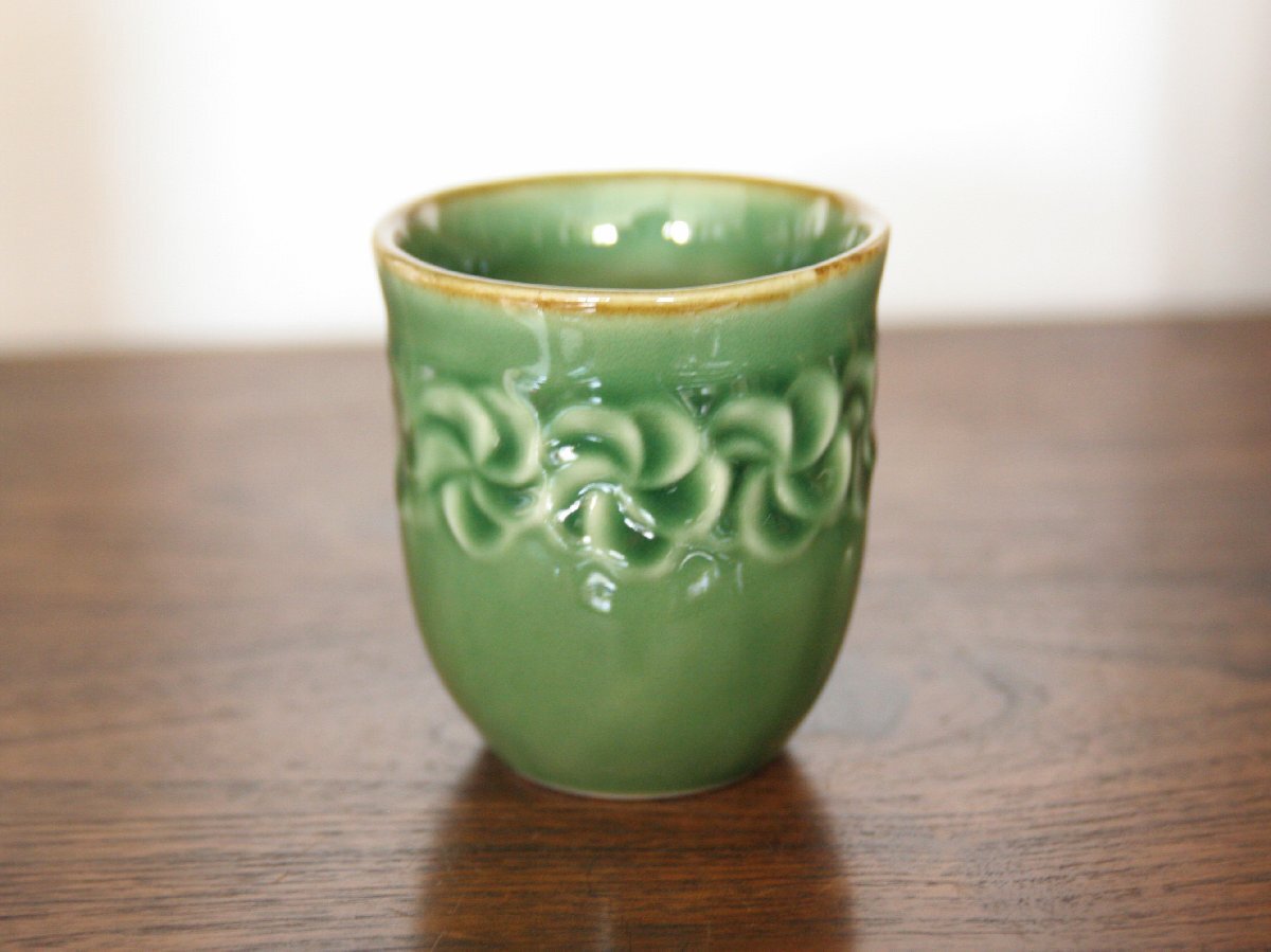 ジェンガラ JENGGALA 食器・陶器 Frangipani Green Tea Cup【50%OFF アウトレット】※同梱発送可_画像1