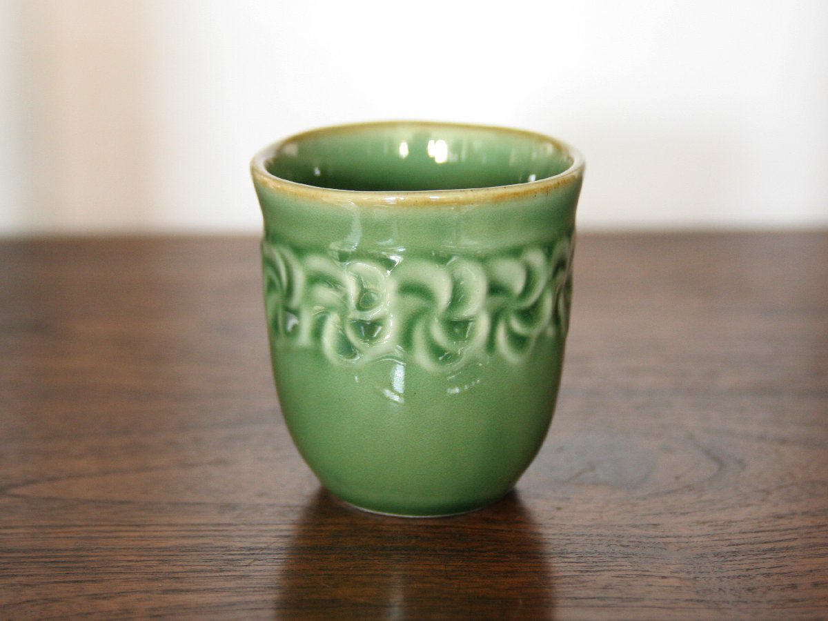 ジェンガラ JENGGALA 食器・陶器 Frangipani Green Tea Cup【50%OFF アウトレット】※同梱発送可_画像1