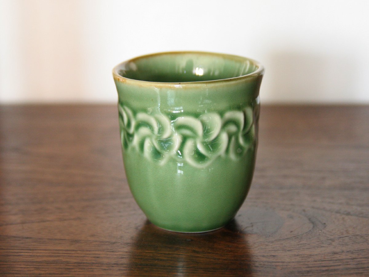 ジェンガラ JENGGALA 食器・陶器 Frangipani Green Tea Cup【50%OFF アウトレット】※同梱発送可_画像1