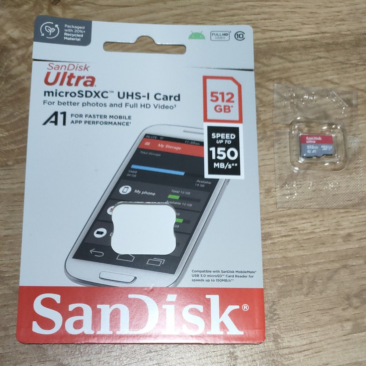 【未使用】SanDisk microSDXCカード　512GB