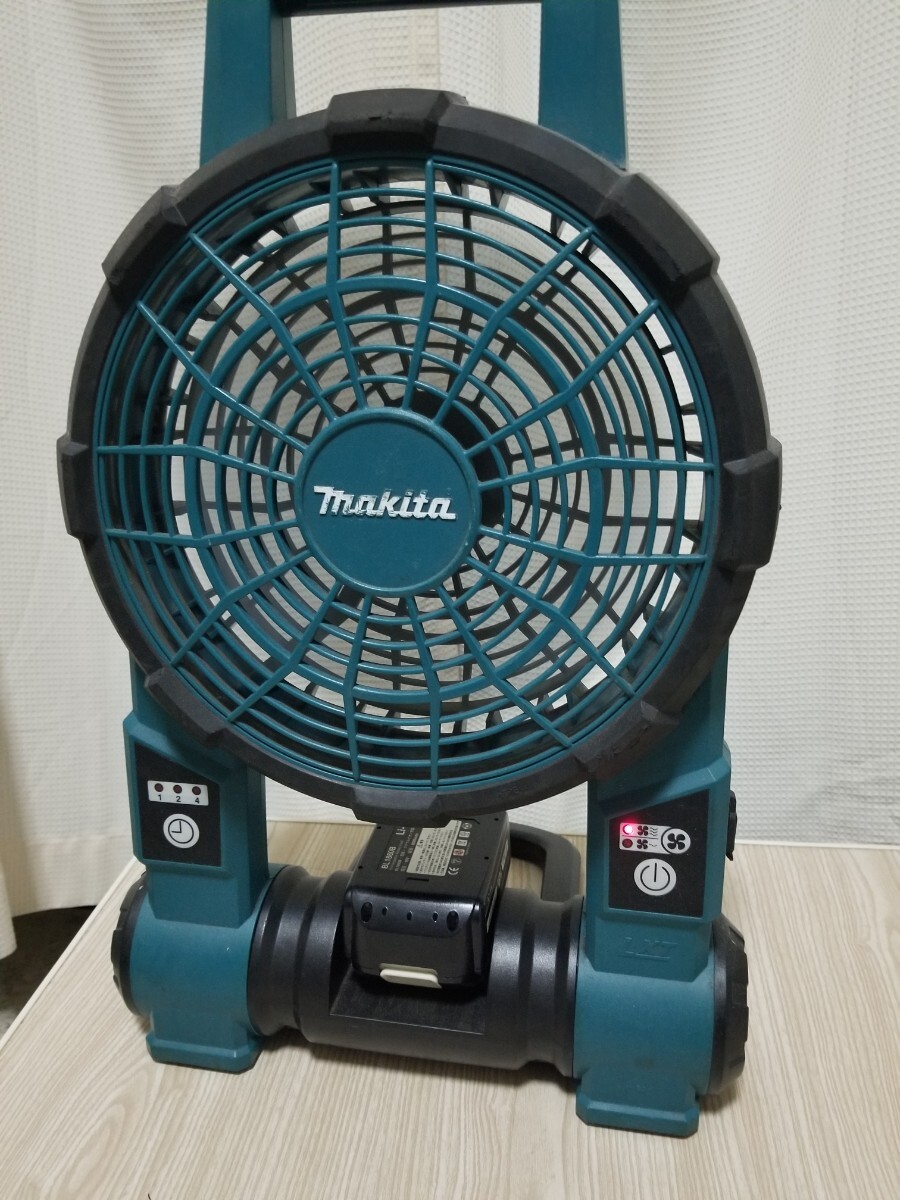 makita 充電式ファン CF201D 14.4V 18V マキタ 扇風機_動作確認、バッテリーは付属しません。