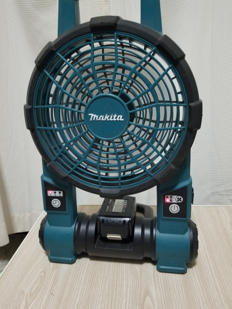 makita 充電式ファン CF201D 14.4V 18V マキタ 扇風機_動作確認、バッテリーは付属しません。