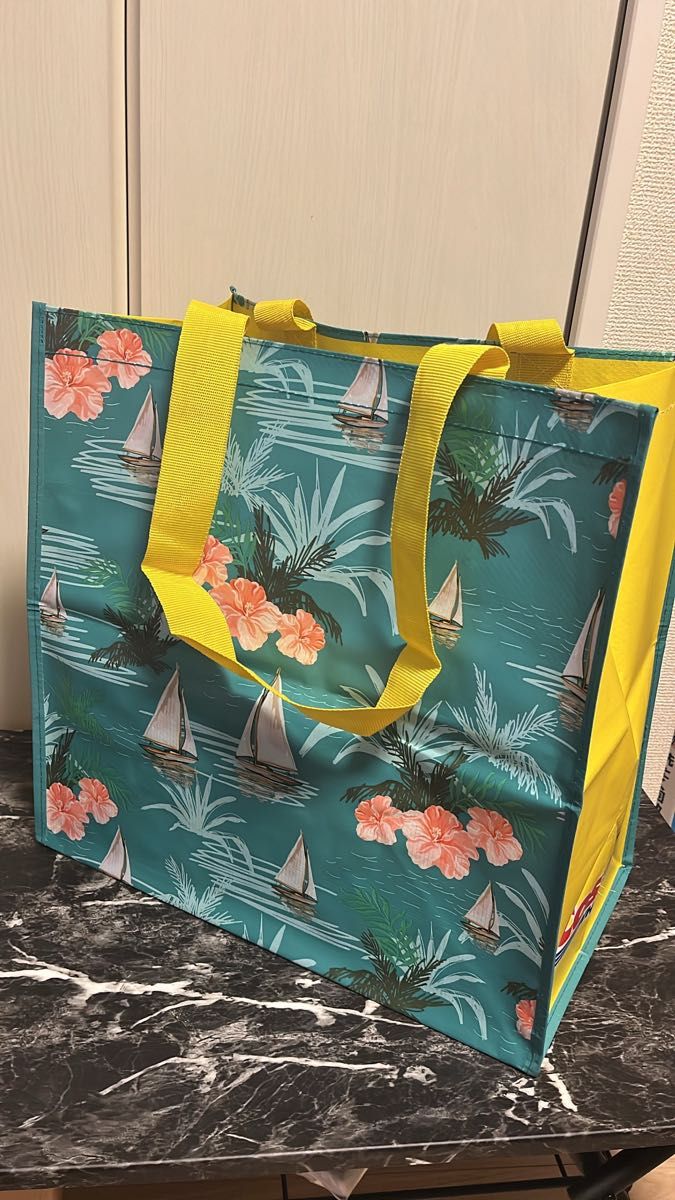 【新品・未開封】コストコ ハワイ柄 限定デザイン エコバッグ ショッピングバッグ ランドリーバッグ