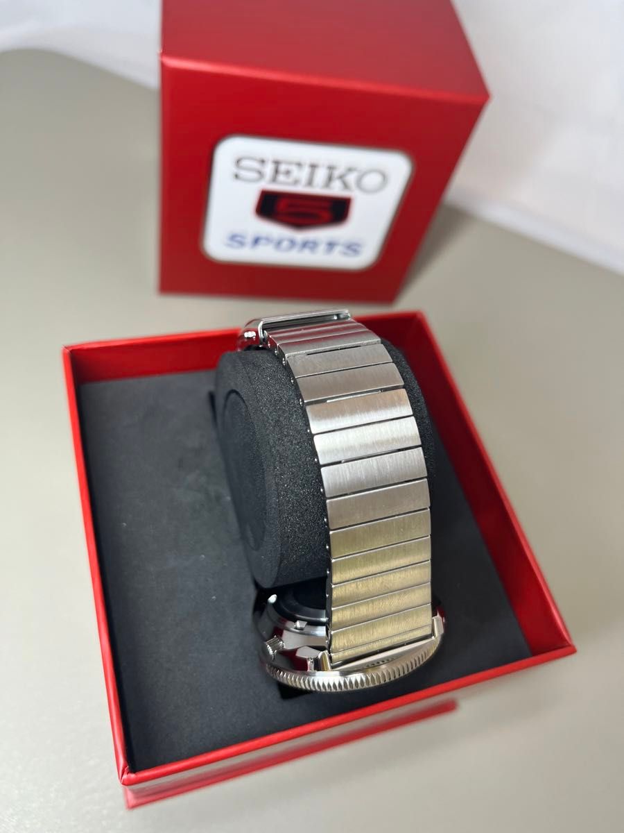 数量限定★超美品★ SEIKO セイコー5スポーツ　55周年記念復刻限定モデル　腕時計　 自動巻き　24石　メンズ　付属品