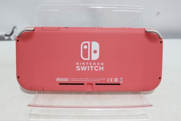 D617H 049 Nintendo Switch Lite ニンテンドースイッチライト コーラル 本体のみ 動作確認済 中古品_画像3