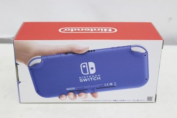 D619H 049 Nintendo Switch Lite ニンテンドースイッチライト ブルー 動作確認済 中古品②_画像2