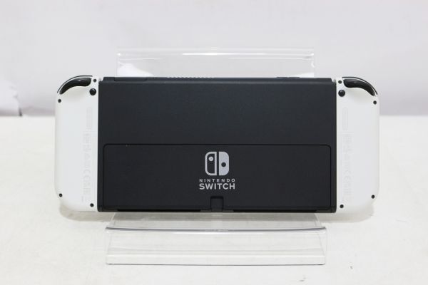 D627H 049 Nintendo Switch ニンテンドースイッチ 有機ELモデル ホワイト 動作確認済 中古品④_画像5