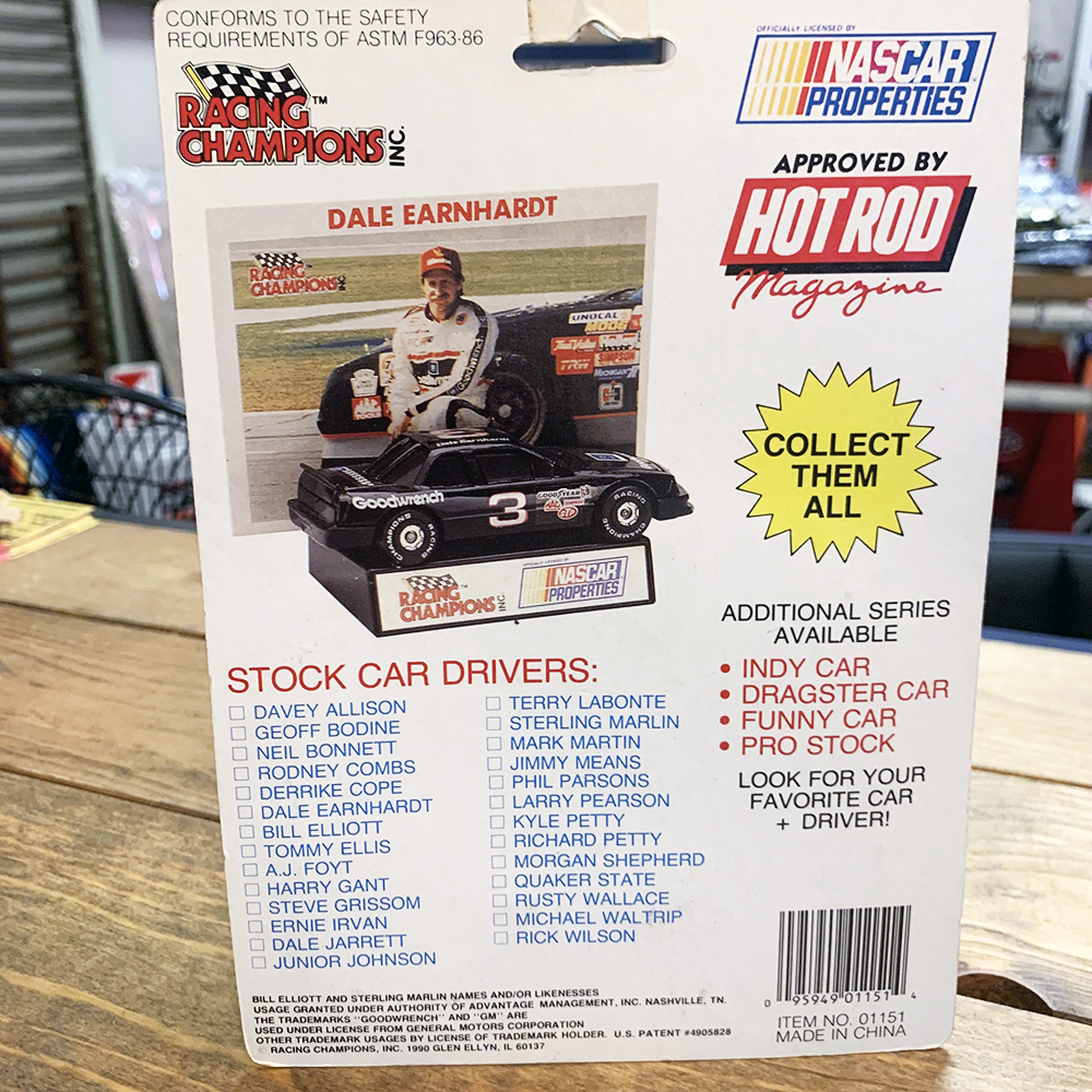 #2*1/64 RACING CHAMPIONS 1990 NASCAR STOCK CAR Nascar minicar HOTROD MAGAZINE.. Vintage US direct import DEAD STOCK USA America 