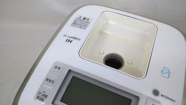 EM-102816【動作確認済み】スチーム＆可変圧力IHジャー炊飯器 5.5合炊き [SR-SPX104] 2014年製造 (パナソニック Panasonic) 中古_画像6