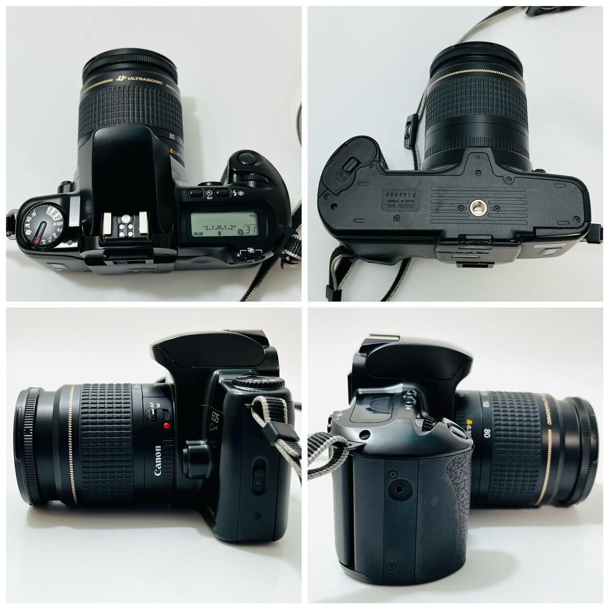 Canonフィルムカメラ EOS Kiss イオス キス キャノン レンズ ULTRASONIC 0.38m/1.3ft AF 28-80mmの画像3