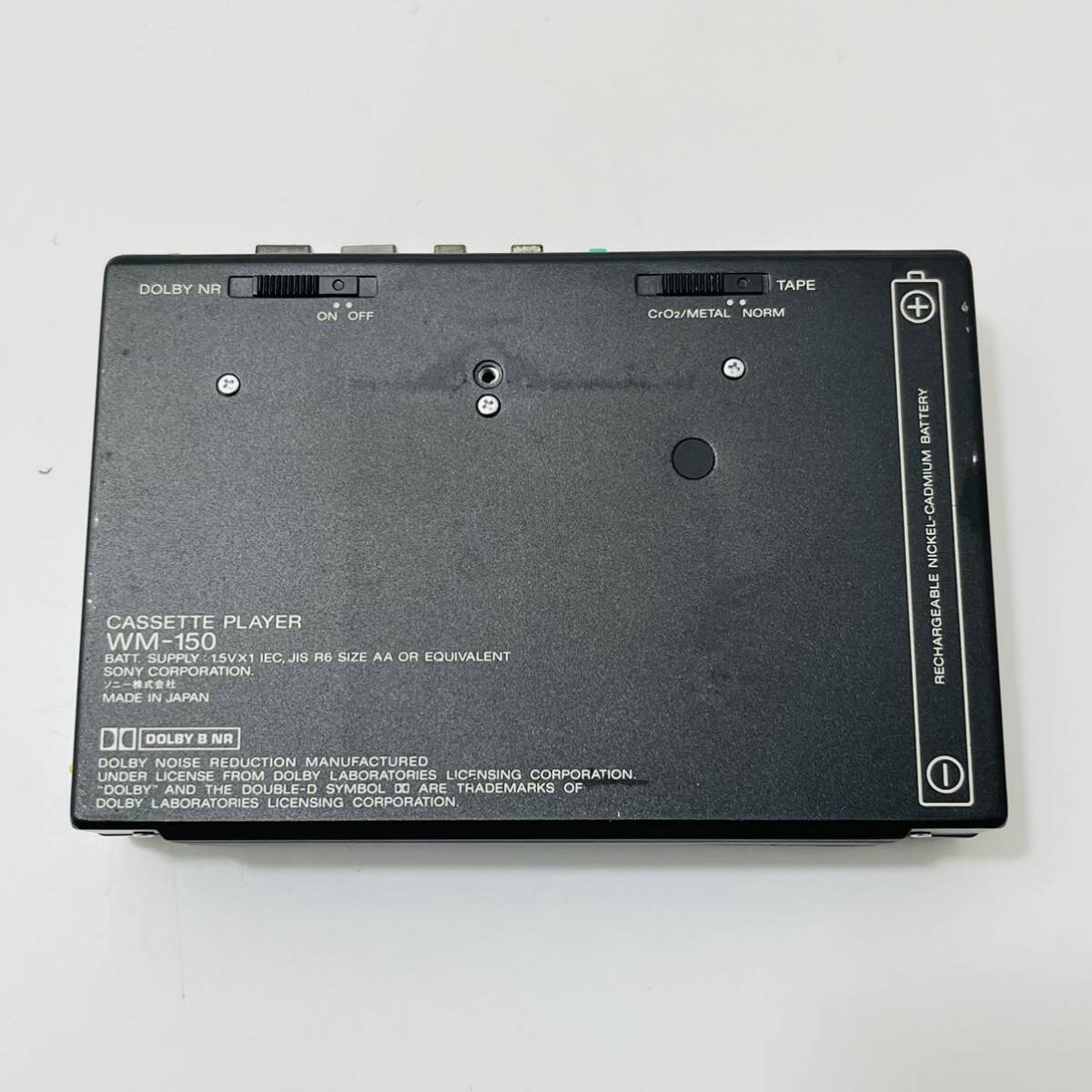 SONY WM-150 ソニー カセットプレーヤー WALKMAN ウォークマン Cassette Playerポータブル カセットウォークマン テープ_画像2