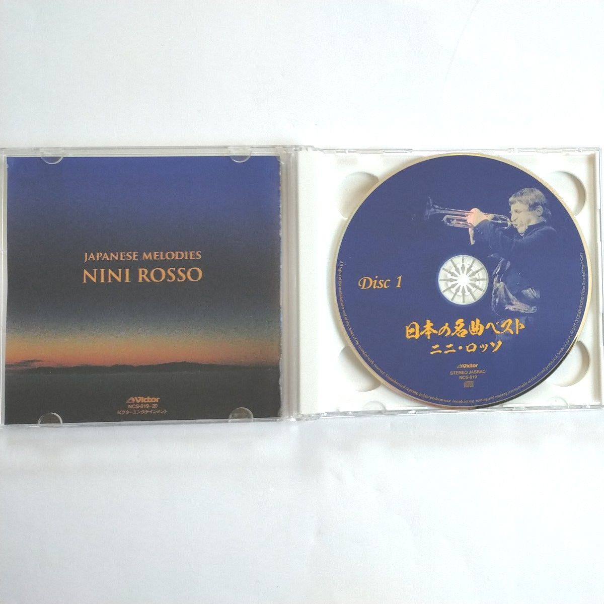 CD　ニニ・ロッソ／日本の名曲ベスト2枚組　遠くへ行きたい　夢は夜ひらく　30曲 　Nini Rosso