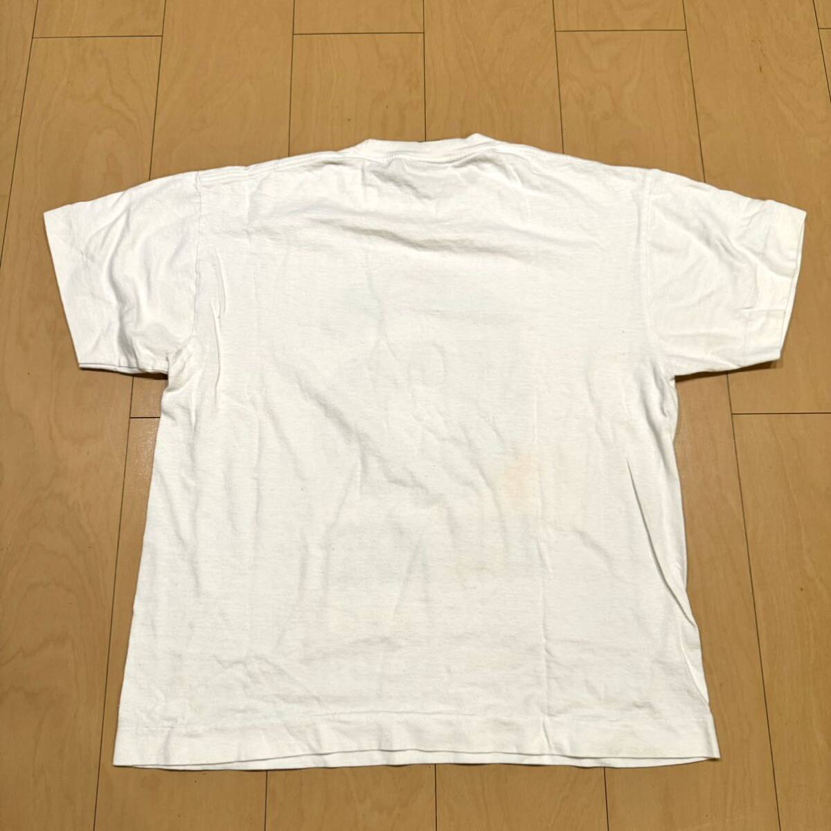 激レア裏原ビンテージ! A BATHING APE 原宿Nowhere ６周年記念Tシャツ サイズL ホワイト 美品格安!の画像2