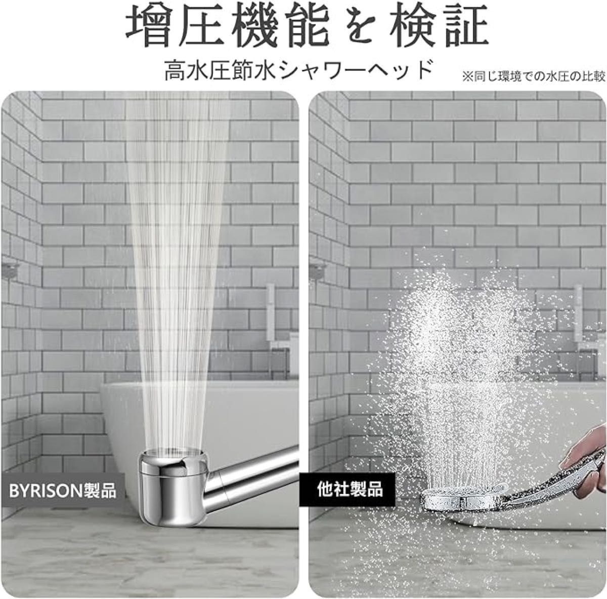 シャワーヘッド 98.97% 塩素除去 節水 高洗浄力 低水圧用 高水圧 超強力 極細水流 3種類アダプター M/K/G G1/2