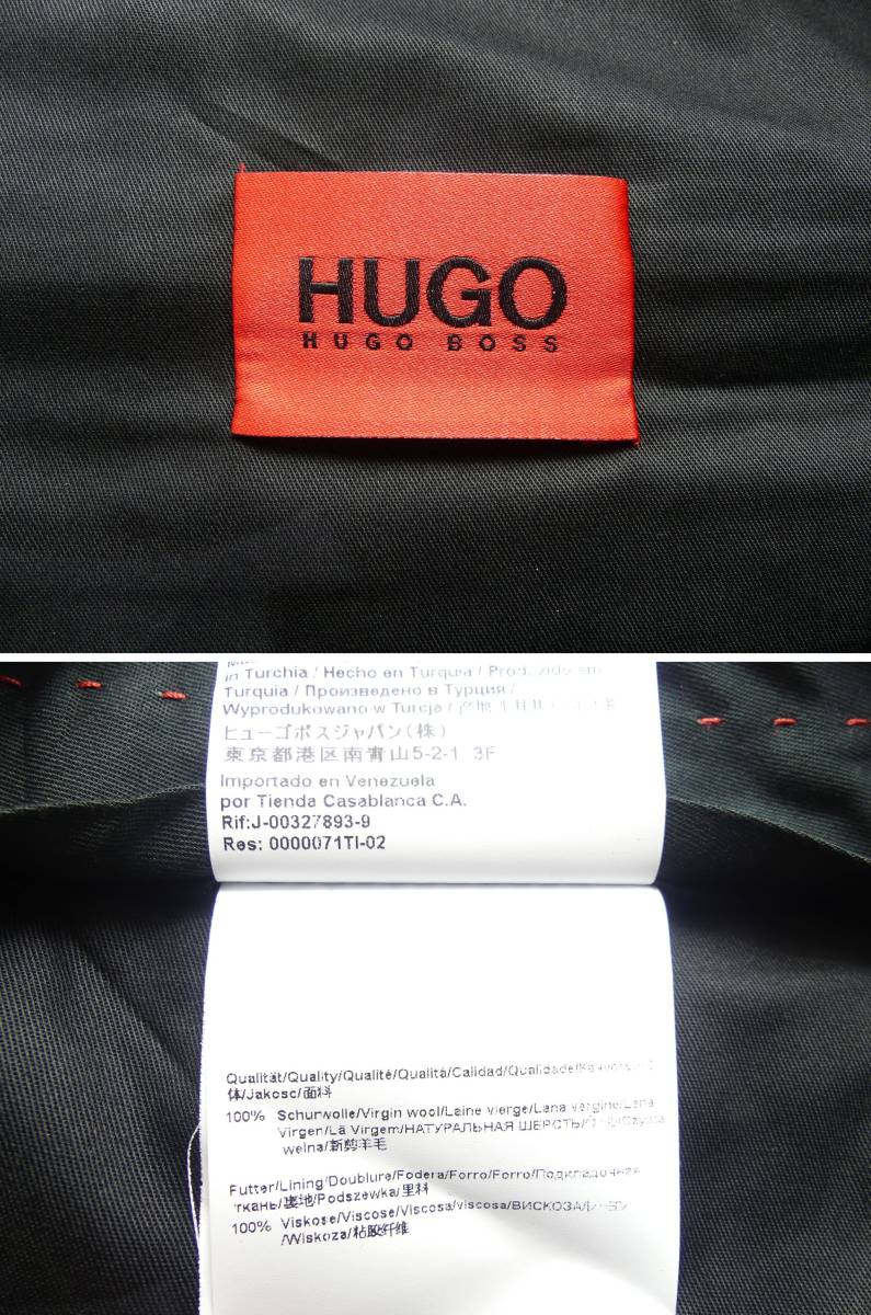 通年物48,000円新品HUGO BOSSボス★ビジネスドレスコード◎ひんの良さがある洒落グレンチェックのスラックス【34インチ】_画像8