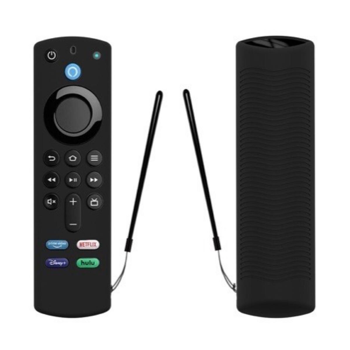 【新品】第3世代対応　アマゾン　Amazon fire tv stick　リモコンカバー【ブラック】