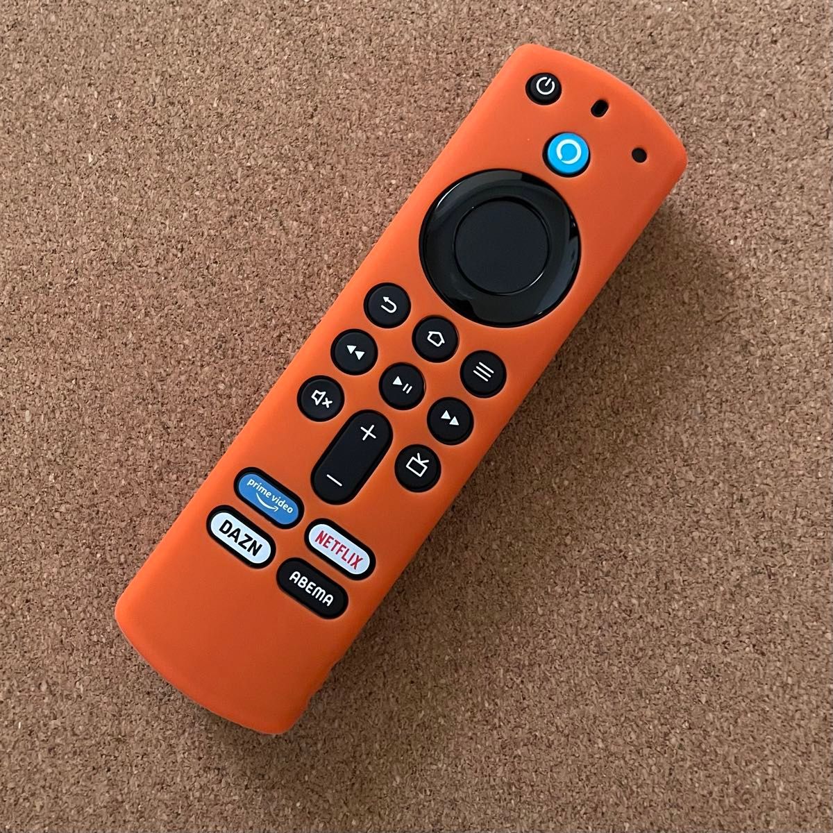 【新品】第3世代対応　アマゾン　Amazon fire tv stick　リモコンカバー【オレンジ】